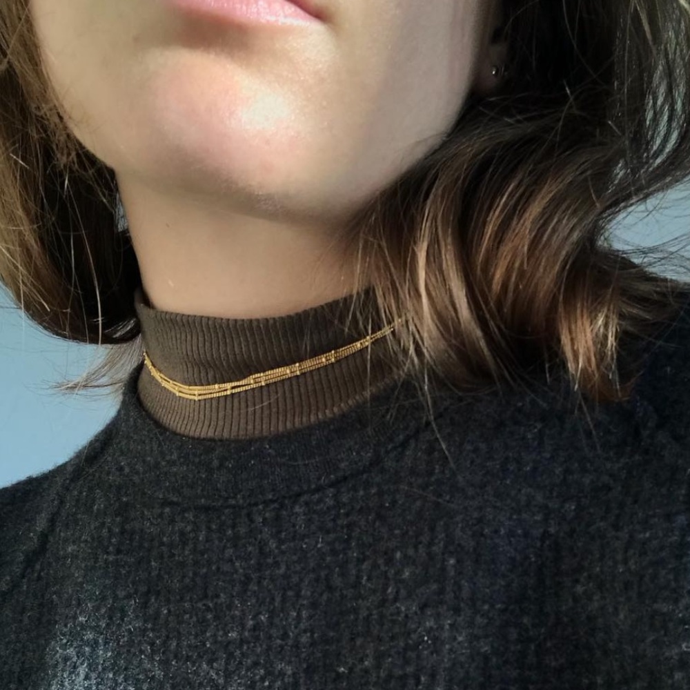 Mejuri three chain necklace